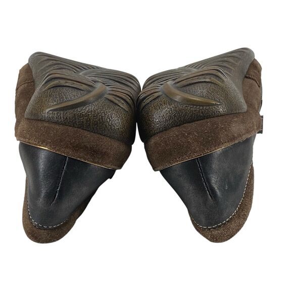 Naot Womens Matai Mary Jane Koru Flats Size 41 Swirl Design Pearl Black (HF18) - Picture 9 of 10